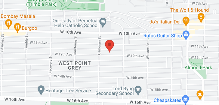 map of 4055 W 12 AVENUE
